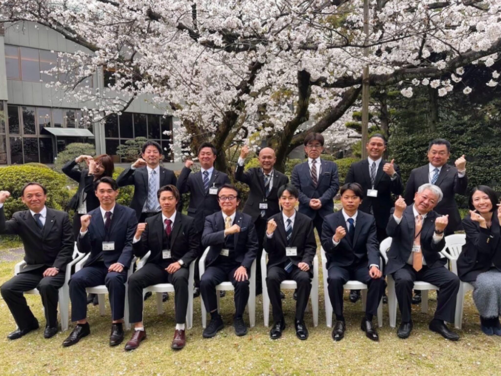 令和7年 最所産業の入社式
